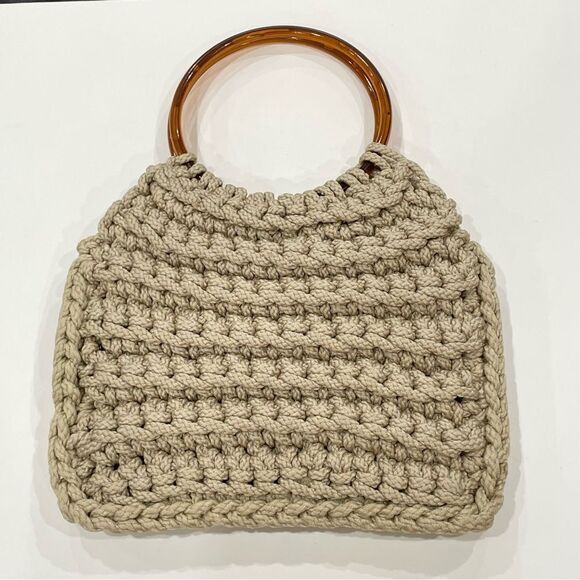 Vintage Handbag, Tan - Picture 3 of 10